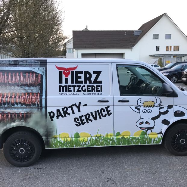 Firmenfahrzeug - Merz Metzgerei